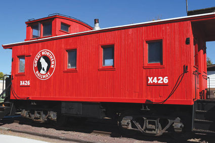 This is restored GN #X426 – a nice classic wood caboose.